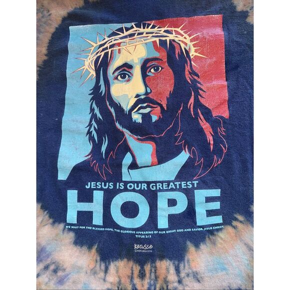 Kerusso Jesus is our Only Hope Tie-Dye Tee - Picture 3 of 4